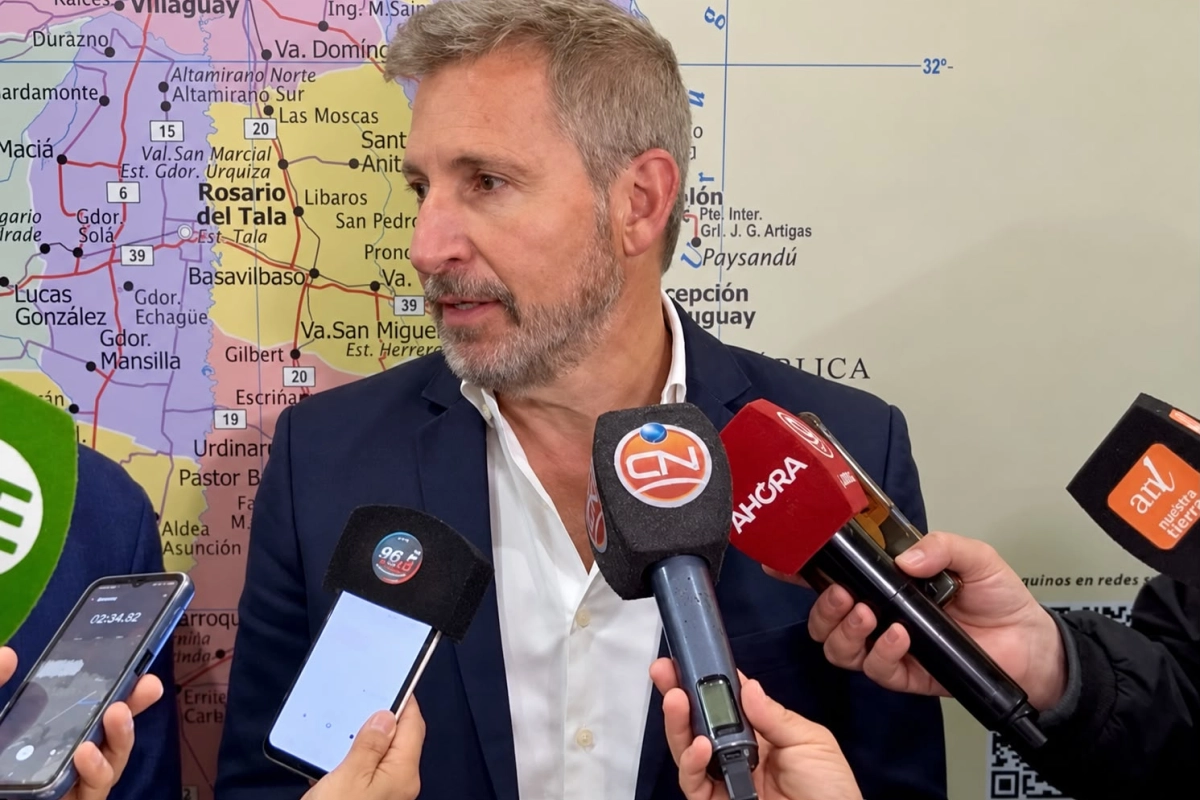 Frigerio habl&oacute; sobre su futuro pol&iacute;tico en Concordia.